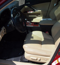 lexus is 350 2008 red sedan gasoline 6 cylinders rear wheel drive automatic 75070