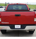 toyota tundra 2012 red grade gasoline 8 cylinders 2 wheel drive automatic 76543