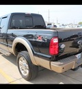 ford f 350 super duty 2011 black king ranch lariat biodiesel 8 cylinders 4 wheel drive shiftable automatic 75041