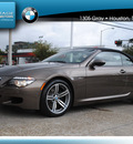 bmw m6 2010 brown gasoline 10 cylinders rear wheel drive automatic 77002