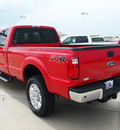ford f 350 2012 red lariat biodiesel 8 cylinders 4 wheel drive automatic 76108