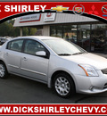 nissan sentra 2012 silver sedan 2 0 s gasoline 4 cylinders front wheel drive automatic 27215