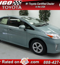 toyota prius 2012 lt  blue hatchback four hybrid 4 cylinders front wheel drive automatic 91731