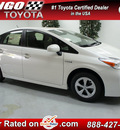 toyota prius 2012 white hatchback three hybrid 4 cylinders front wheel drive automatic 91731