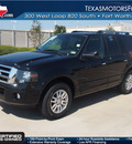 ford expedition 2012 black suv limited flex fuel 8 cylinders 2 wheel drive automatic 76108