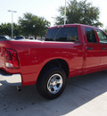 dodge ram 1500 2010 red pickup truck 8 cylinders automatic 76011