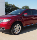 lincoln mkx 2013 red suv 6 cylinders automatic 76011