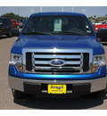 ford f 150 2010 blue xlt gasoline 8 cylinders 2 wheel drive automatic 78572