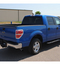 ford f 150 2010 blue xlt gasoline 8 cylinders 2 wheel drive automatic 78572