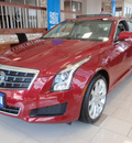 cadillac ats 2013 red sedan 2 5l luxury 4 cylinders automatic 78028