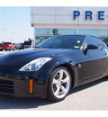 nissan 350z 2008 black coupe gasoline 6 cylinders rear wheel drive automatic 77074