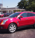 cadillac srx 2010 red suv premium collection 6 cylinders shiftable automatic 77074