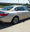 honda accord 2013 champagne frost p sedan lx gasoline 4 cylinders front wheel drive automatic 77065