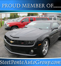 chevrolet camaro 2012 black coupe ss 8 cylinders automatic 13350