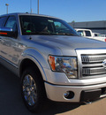 ford f 150 2012 silver platinum gasoline 6 cylinders 4 wheel drive automatic 77338