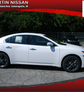 nissan maxima 2012 white sedan 4dr sdn v6 cvt 3 5 s gasoline 6 cylinders front wheel drive not specified 46219