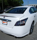 nissan maxima 2012 white sedan 4dr sdn v6 cvt 3 5 s gasoline 6 cylinders front wheel drive not specified 46219