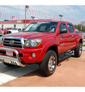 toyota tacoma 2010 red prerunner v6 6 cylinders automatic with overdrive 77706