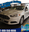 ford fusion 2013 white sedan s 4 cylinders front wheel drive automatic 77338