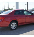 toyota corolla 2009 red sedan xle gasoline 4 cylinders front wheel drive automatic 76543