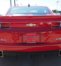 chevrolet camaro 2011 red coupe lt 6 cylinders 6 speed automatic 77521