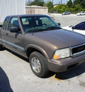 gmc sonoma 2000 lt  brown pickup truck sle 4 cylinders automatic 75062