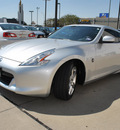 nissan 370z 2011 silver coupe gasoline 6 cylinders rear wheel drive automatic 75062