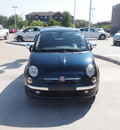 fiat 500 2013 blue hatchback lounge gasoline 4 cylinders front wheel drive automatic 76108