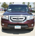 honda pilot 2011 dk  red suv ex l w dvd gasoline 6 cylinders front wheel drive automatic 77566