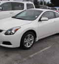 nissan altima 2013 white coupe s 4 cylinders automatic 33884