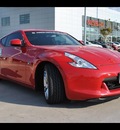nissan 370z 2010 red coupe 6 cylinders 77090