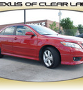 toyota camry 2010 red sedan se v6 gasoline 6 cylinders front wheel drive automatic 77546