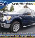 ford f 150 2013 blue xlt 6 cylinders automatic with overdrive 32401