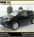 lexus rx 450h 2010 black suv hybrid 6 cylinders front wheel drive automatic 91731