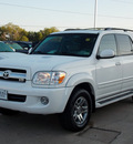 toyota sequoia 2005 white suv sr5 8 cylinders automatic with overdrive 77074
