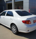 toyota corolla 2009 white sedan le gasoline 4 cylinders front wheel drive automatic 75110