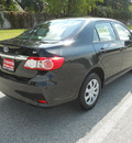 toyota corolla 2011 black sedan le 4 cylinders automatic 75604