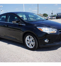 ford focus 2012 black hatchback sel flex fuel 4 cylinders front wheel drive automatic 77471