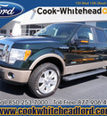 ford f 150 2012 green lariat gasoline 6 cylinders 4 wheel drive automatic with overdrive 32401