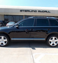 volkswagen touareg 2007 black suv v6 gasoline 6 cylinders all whee drive shiftable automatic 77074