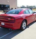 dodge charger 2012 red sedan se 6 cylinders automatic 77656