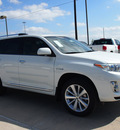 toyota highlander hybrid 2013 white suv limited hybrid 6 cylinders all whee drive automatic 76011