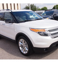 ford explorer 2013 white suv xlt 6 cylinders automatic 77074