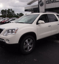 gmc acadia 2012 white suv slt 1 gasoline 6 cylinders front wheel drive automatic 28557