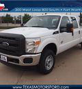ford f 350 2012 white xl 8 cylinders automatic 76108