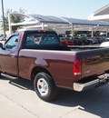 ford f 150 2001 dk  brown pickup truck xl gasoline 6 cylinders rear wheel drive automatic 76049