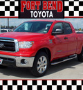 toyota tundra 2010 red grade 8 cylinders automatic with overdrive 77469