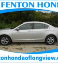 honda accord 2012 silver sedan se gasoline 4 cylinders front wheel drive automatic 75606