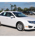 ford fusion 2011 white sedan sel flex fuel 6 cylinders front wheel drive shiftable automatic 77575