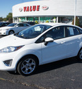 ford fiesta 2011 white sedan sel gasoline 4 cylinders front wheel drive automatic 19153